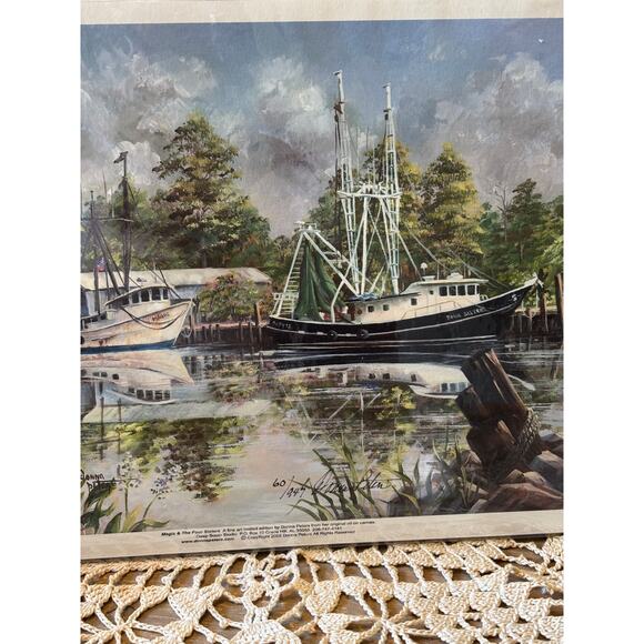 Donna Peters Numbered Signed Maritime Fine Art Print Magic & the Four Sisters - Picture 1 of 7